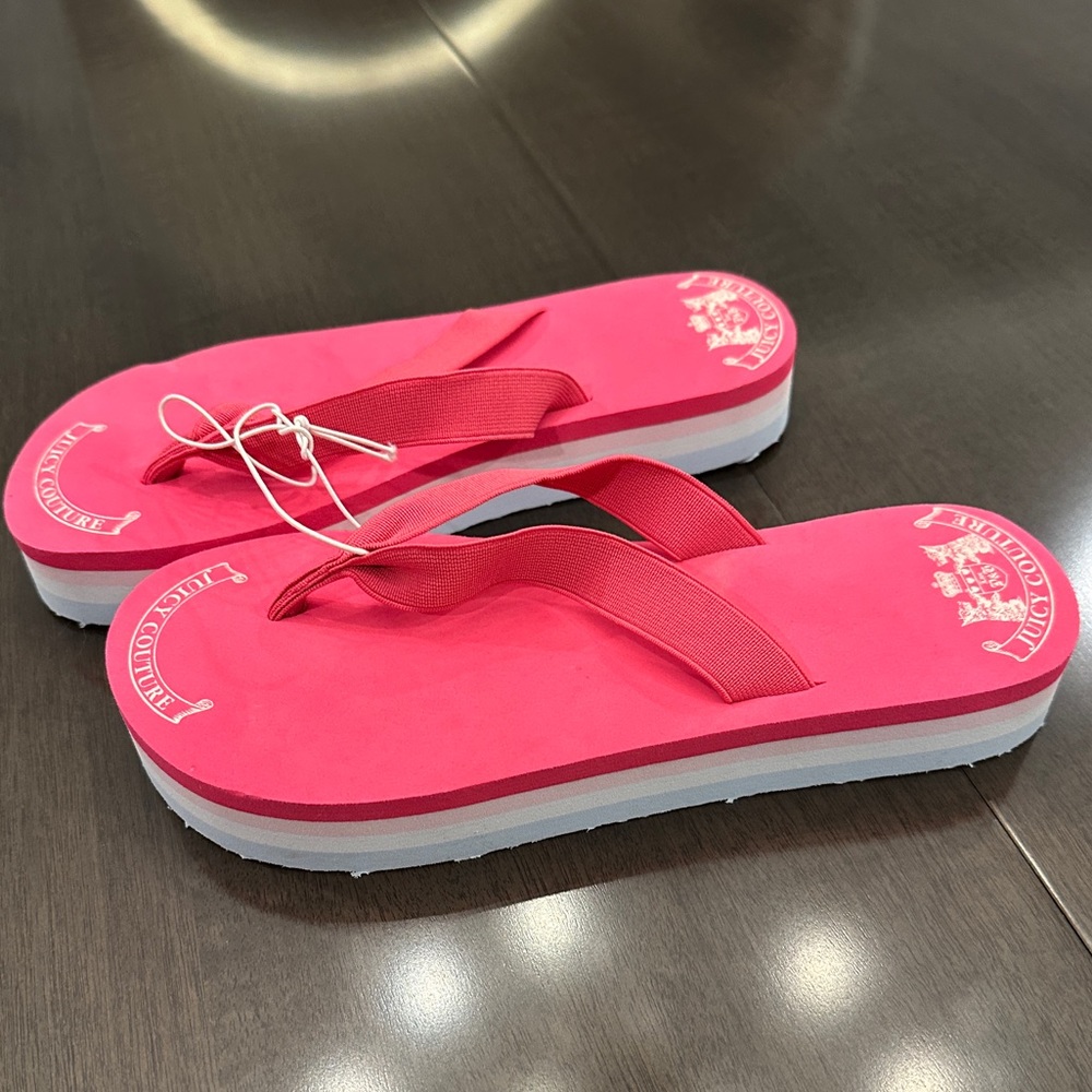 Pink Juicy Couture Flip Flops